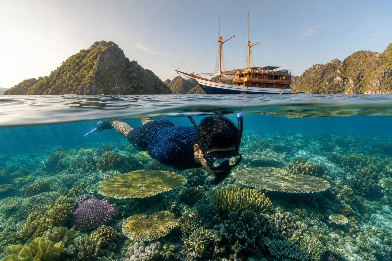 Indonesien Tauchsafari für Nicht-Taucher und Schnorchler: Ein Leitfaden für gemischte Gruppenreisen (2026)