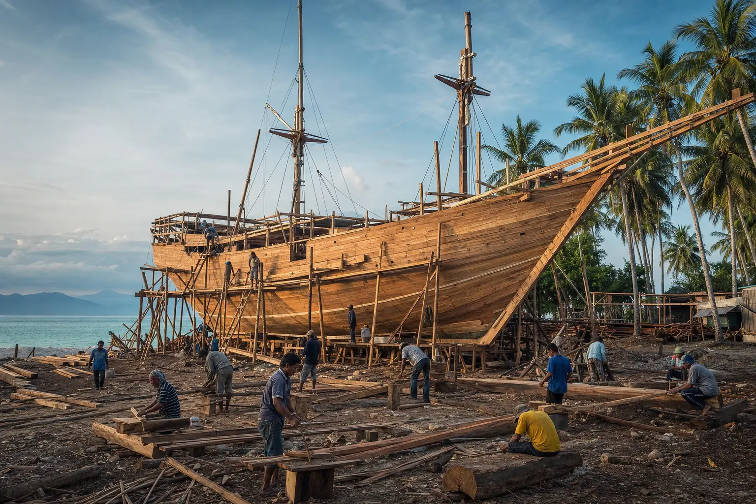 Was ist eine Phinisi? Indonesiens legendäre Segelyachten