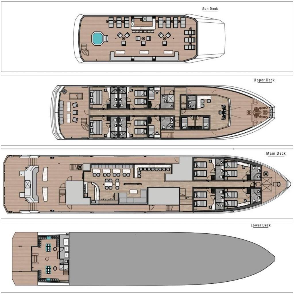 King Neptune deck plan