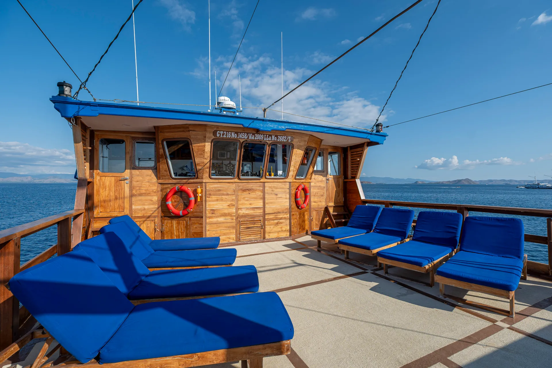 Komodo Sea Dragon sun deck view