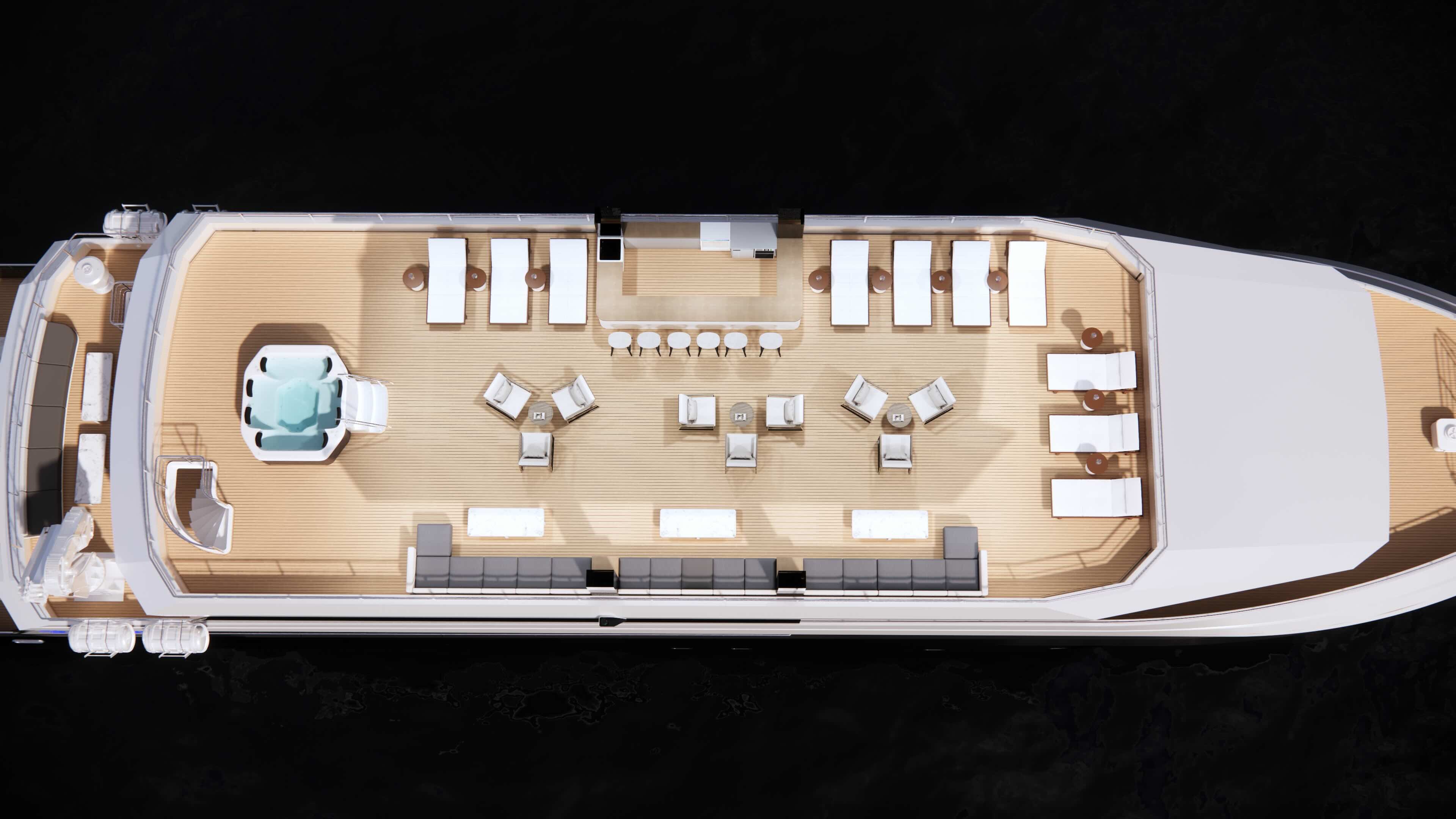 King Neptune lounge area