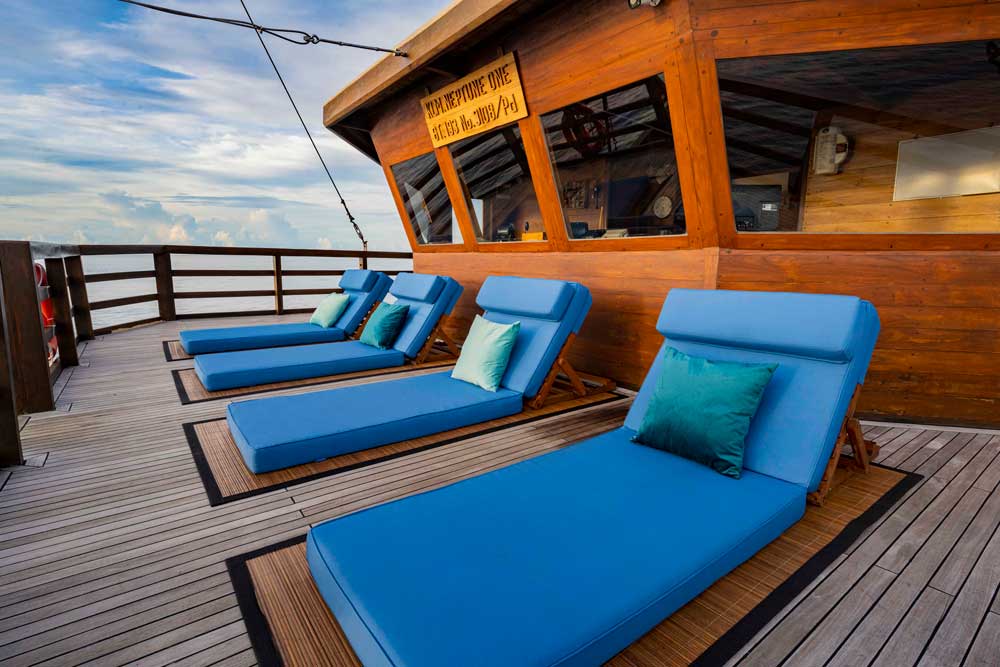 Neptune One deck lounge