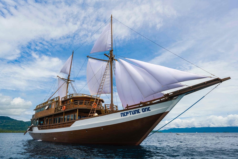 Neptune One traditional phinisi liveaboard